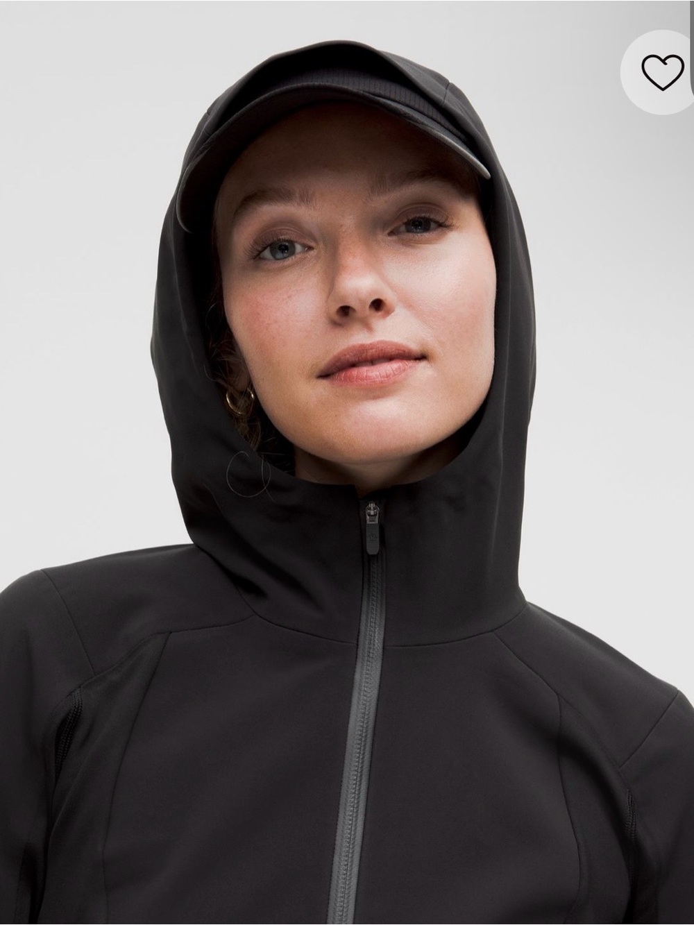 lululemon athletica “Cross Chill Performance” Black Jacket with Hood - Picture 3 of 16